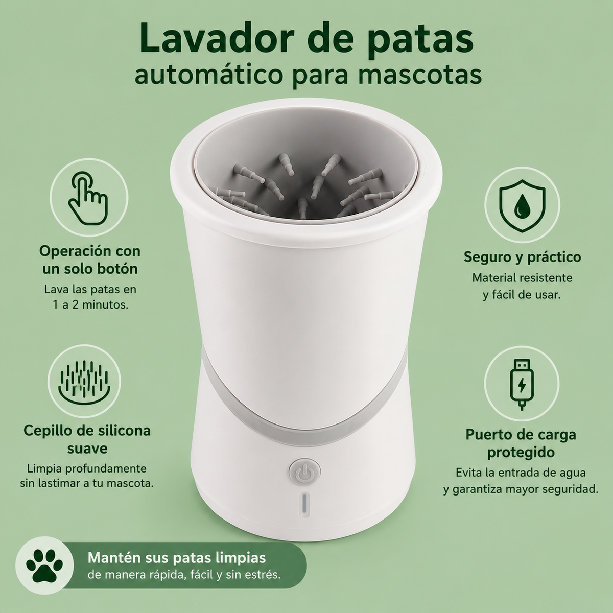 LavaPatas Automatico Para Mascotas
