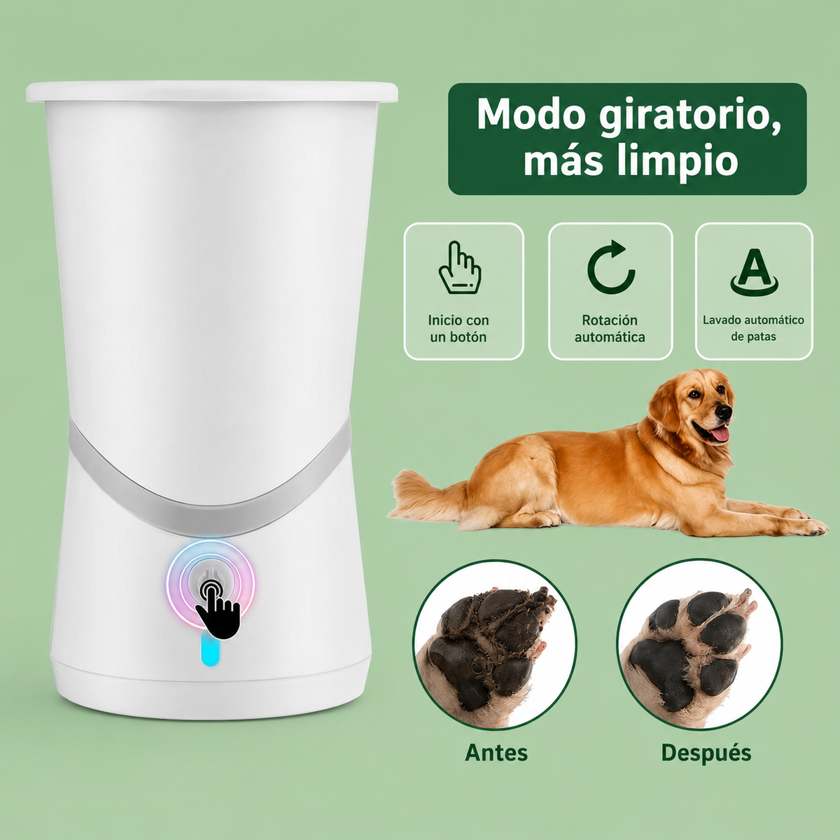 LavaPatas Automatico Para Mascotas