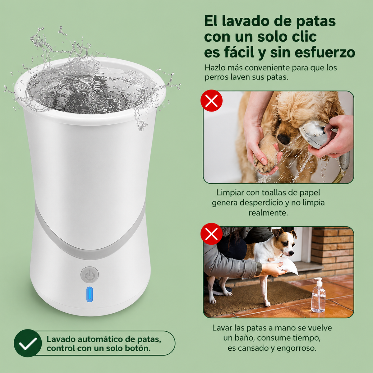 LavaPatas Automatico Para Mascotas